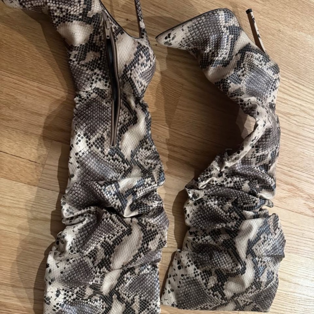 Reptile Patterned Boots for Pets